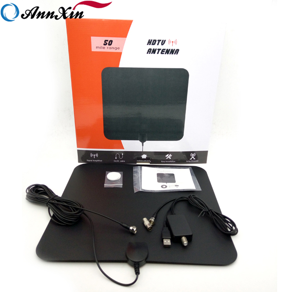 Factory Price Indoor HDTV Digital Antenna 50 Mile Range With Detachable Signal Amplifier (9)