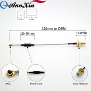 Free Custom Made SMA To IPEX Coaxial Cable with core