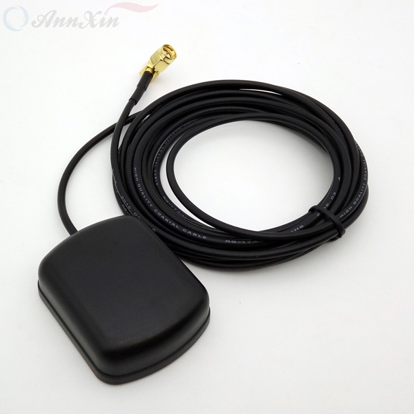 Magnetic Mount High Gain GPS Antenna With SMA Connector GPS Glonass Patch Antenna RG174 Cable (5)