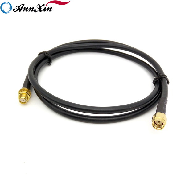 Manufactory RP SMA Male To RP SMA Female Adapter Coaxial Cable LRM200 (11)