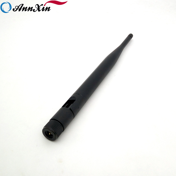 Manufactory Wifi 2.4Ghz 5dB Wireless Booster Flexible Rubber Antenna With Sma Male Connector (4)