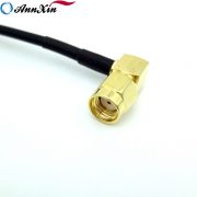 RG174 RP SMA Male Right Angle To RP SMA Female 50 Ohm Coaxial Cable Assemblies (5)