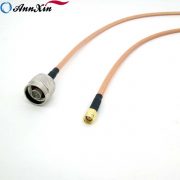 SMA RP-Male Gold Plated To N Male With LMR 400 Coaxial Cable 60cm (6)