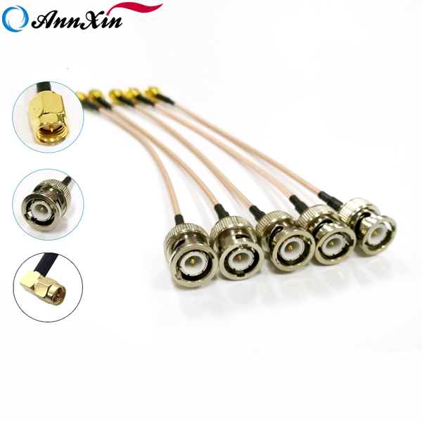 50 ohm sma male to bnc male cable with RG316 Length 30cm (3)
