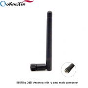 Factory Price 2dBi Rubber Duck Spring Wire Whip Antenna 868Mhz With SMA Male (4)