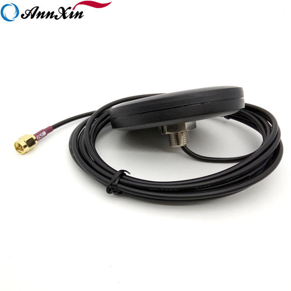 High Gain 2dBi Round GSM Antenna With 3m Cable Sma Male (6)
