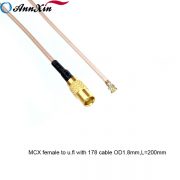 MCX Female Straight to IPX U.FL Female RG178 Cable Jumper Pigtail 20cm (7)