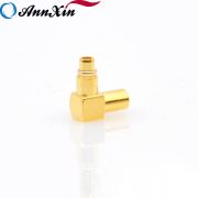 MMCX Plug-Male Right Angle Crimp Connector for Cable Types AIR802 CA100, Times Microwave’s LMR100, RG316174188, Belden 7806, 8216, 83269, 83284, 84316 and Similiar Size Cables (4)