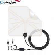 Manufactory High Quality 50 Mile Range Amplified Booster Indoor HDTV Digital Antenna (2)