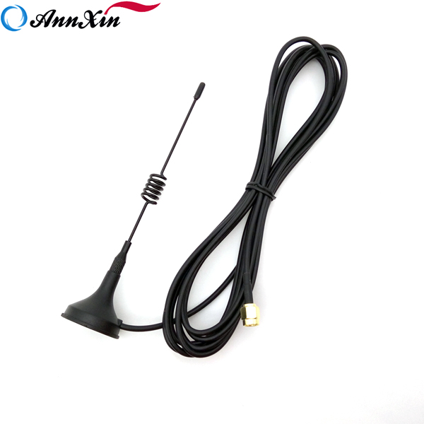 Professional customized high gain 433mhz 5dbi Sucker Helical Magnetic Mount antenna (3)