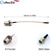 SMA Male To N Female Flange Adapter BNC TNC RG316 Rf Coaxial Cable (2)