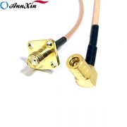 SMA Panel Mount Female to SMB Right Angle Female With RG316 Cable Length 6cm (5)