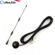 TOP Quality 2.4G 7dBi wifi spring whip magnetic antenna with RG174 cable (6)