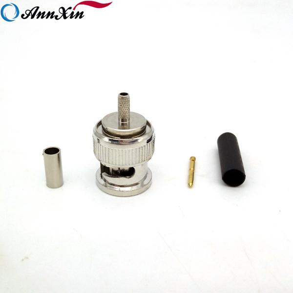 Wholesale High Quality BNC Male Connector Crimp BNC Pin Connector For RG179 Cable (2)