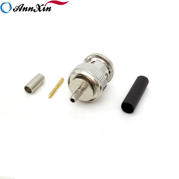 Wholesale High Quality BNC Male Connector Crimp BNC Pin Connector For RG179 Cable (3)