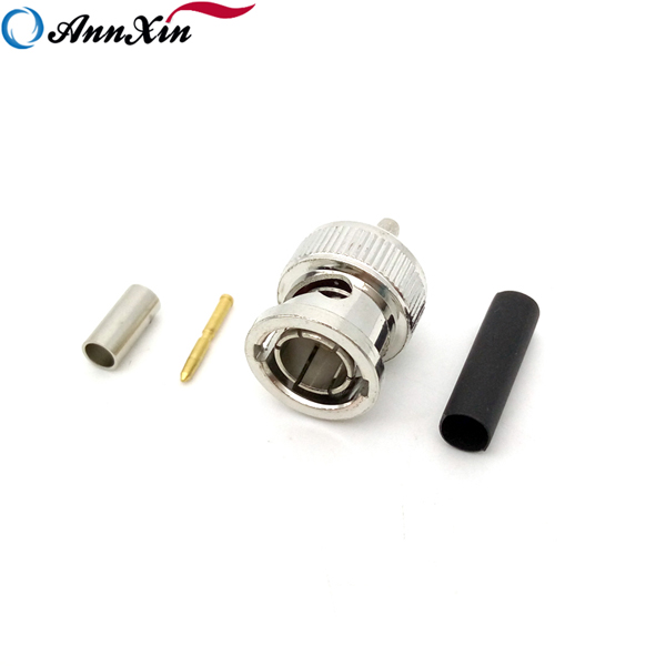 Wholesale High Quality BNC Male Connector Crimp BNC Pin Connector For RG179 Cable (5)