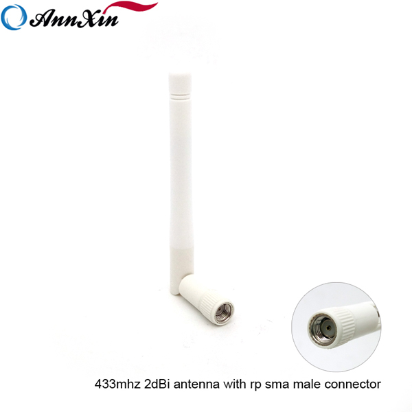 Wholesales high quality 433mhz 2dbi rubber antenna with sma male (3)