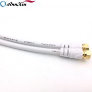 15M Long White F Male Connector RG 59 RG59 CCTV Coaxial Cable (3)