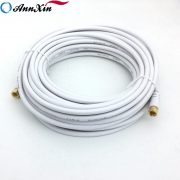 15M Long White F Male Connector RG 59 RG59 CCTV Coaxial Cable (7)
