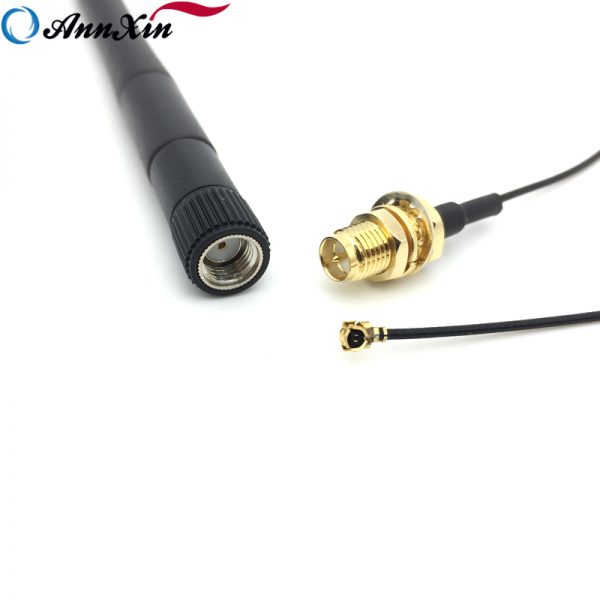 2.4GHz 2dBi 50ohm Wireless Wifi Omni Copper Dipole Antenna SMA To IPEX Cable For Router (3)