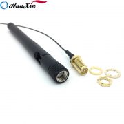 2.4GHz 2dBi 50ohm Wireless Wifi Omni Copper Dipole Antenna SMA To IPEX Cable For Router (7)