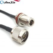 2M N Type Male to N Jack female bulkhead O-ring pigtail Coaxial Cable RG58 WiFi (2)