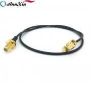 50 ohm SMA Male Right Angle to SMA Female Bulkhead RG174 Coaxial Cable (3)