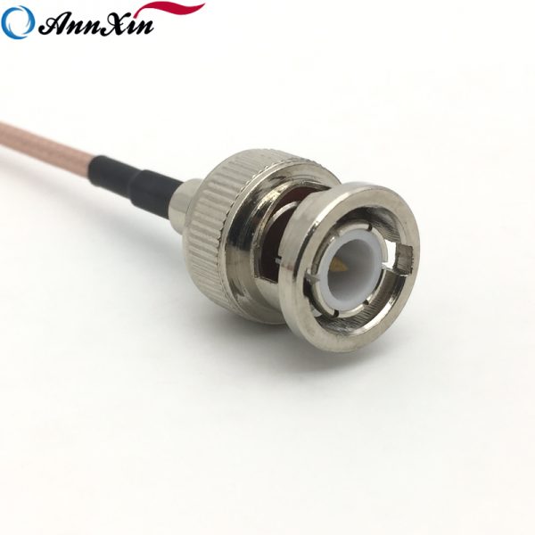 BNC Male Connector Crimp To N Female Flange Connector RG316 Cable 27cm Long (6)