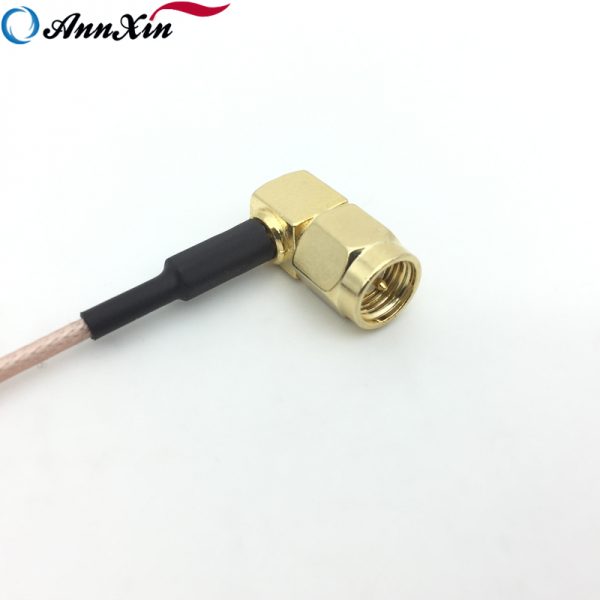 Custom RF Cable SMA Male To SMA Male Right Angle RG 178 Coax Cable Assemblies (6)