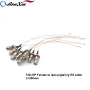 Hot Selling TNC RP Female Connector to IPEX RG178 Pigtail Cable (6)