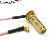 Long Thread SMA Female to MMCX Male connector RG178 Pigtail Cable 22cm Long (6)