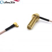 Long Thread SMA Female to MMCX Male connector RG178 Pigtail Cable 22cm Long (7)
