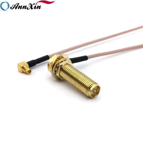 Long Thread SMA Female to MMCX Male connector RG178 Pigtail Cable 22cm Long (8)