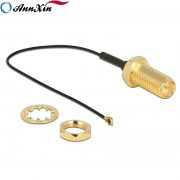 MHF4 To RP-SMA Female Bulkhead Connector Jack 0.81mm Coaxial Cable (3)