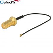 MHF4 To RP-SMA Female Bulkhead Connector Jack 0.81mm Coaxial Cable (5)