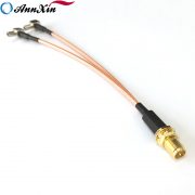 RP SMA Female Jack To TS9 Male Right Angle Y Type RG316 Cable 15cm Long (3)