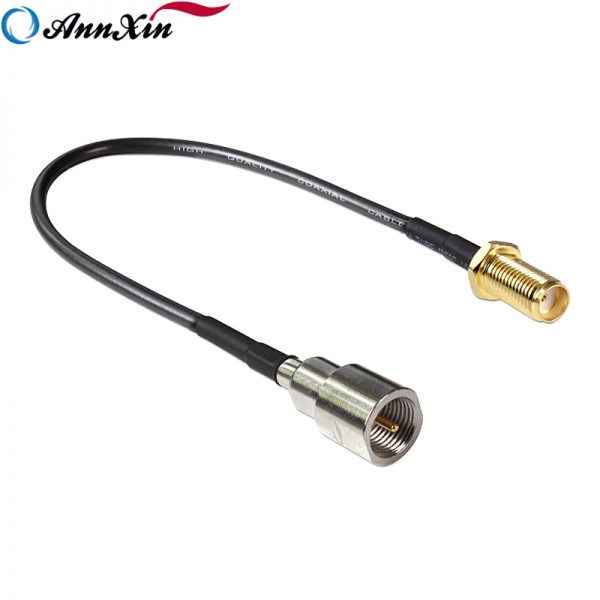 SMA Jack Bulkhead to FME Plug Connector RG174 Cable 20cm Long (3)