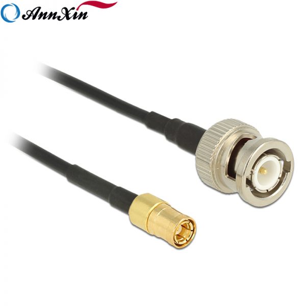 SMB Plug to BNC Plug RG174 Cable 1m Long (2)