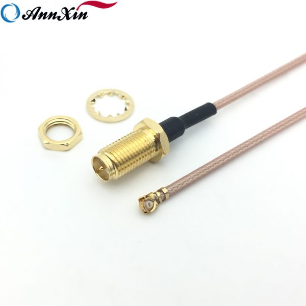 UFL U.FL IPX IPEX TO RP SMA Female Crimp Jack Antenna Wifi Pigtail Cable RG178 10cm Long (3)