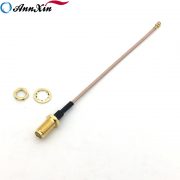 UFL U.FL IPX IPEX TO RP SMA Female Crimp Jack Antenna Wifi Pigtail Cable RG178 10cm Long (6)