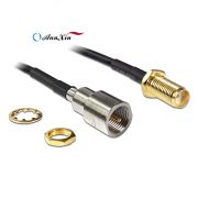 SMA Jack Bulkhead to FME Plug Connector RG174 Cable 20cm Long (4)