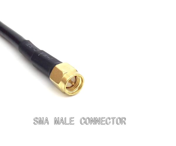 SMA Male to N Female Bulkhead RG58 Cable 5m for WiFi Booster Antenna (1)