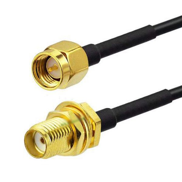 Customized Low Loss SMA Male Plug to SMA Female Jack RG174 RF Coaxial Cable (3)