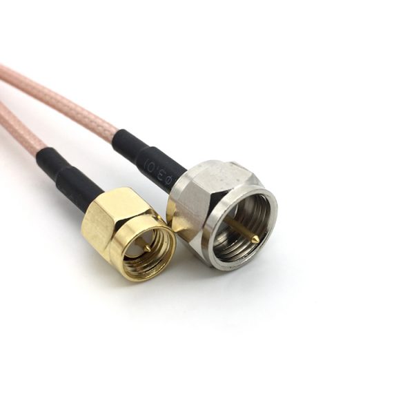 SMA Male Straight to F Male Plug Connector With RG316 Coaxial Cable (3)