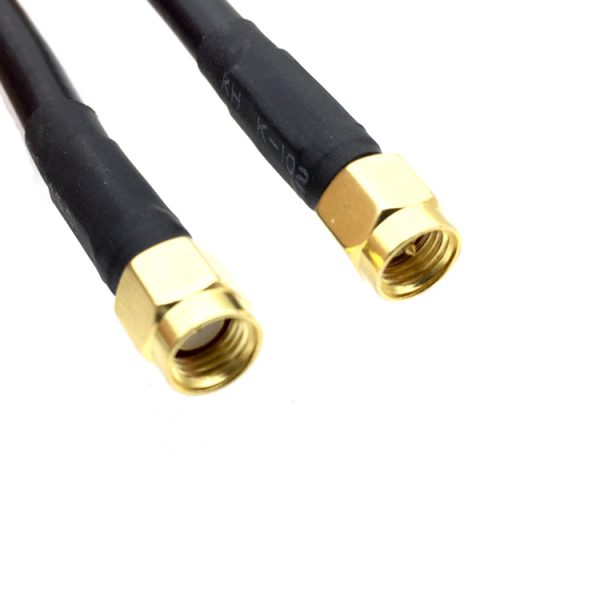Custom SMA Male to RP SMA Male Connector LMR240 Cable Assembly (2)