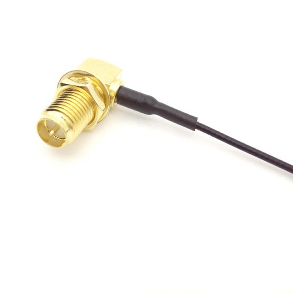 Ipex Ufl Mhf to RP SMA Female Right Angle RG1.13 Pigtail Coaxial Cable (6)