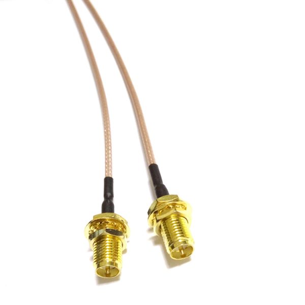 Right Angle MCX Male Plug to RP SMA Female Jack RG178 Cable (3)